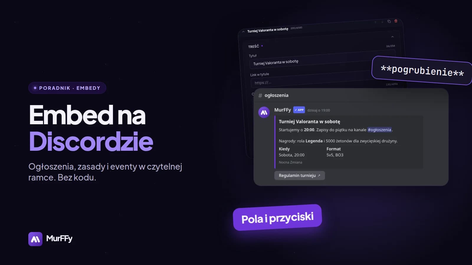 Jak zrobić embed na Discordzie? Kreator wiadomości bez kodu (2026)